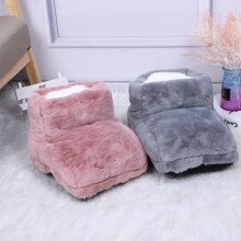 Electric Foot Warmer Heater USB Charging Power Saving Warm Foot Cover Feet Heating Pad For Winter Office Home Bedroom