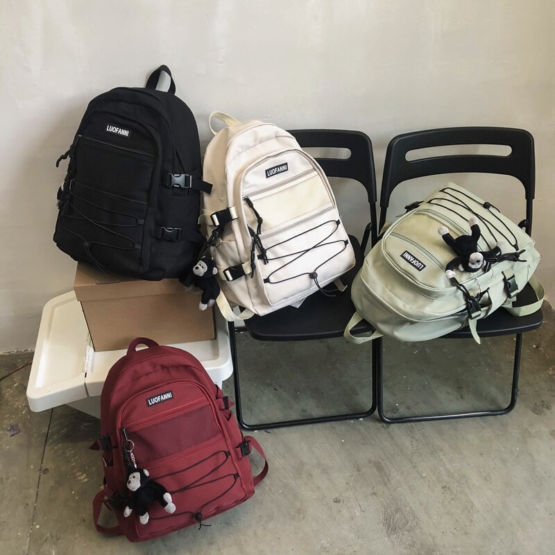 DCIMOR wysokiej jakości wodoodporny nylon kobiet plecak kobiet o dużej pojemności sznurkiem tornister dla nastolatków torba podróżna Mochilas