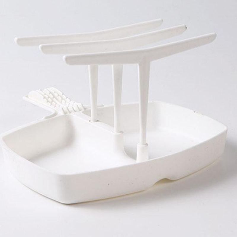 Plastic Standing Barbecue Grill Household Bacon Grill Meat Tray Rack High Temperature Resistance Microwave Bacon Cooker Shelf