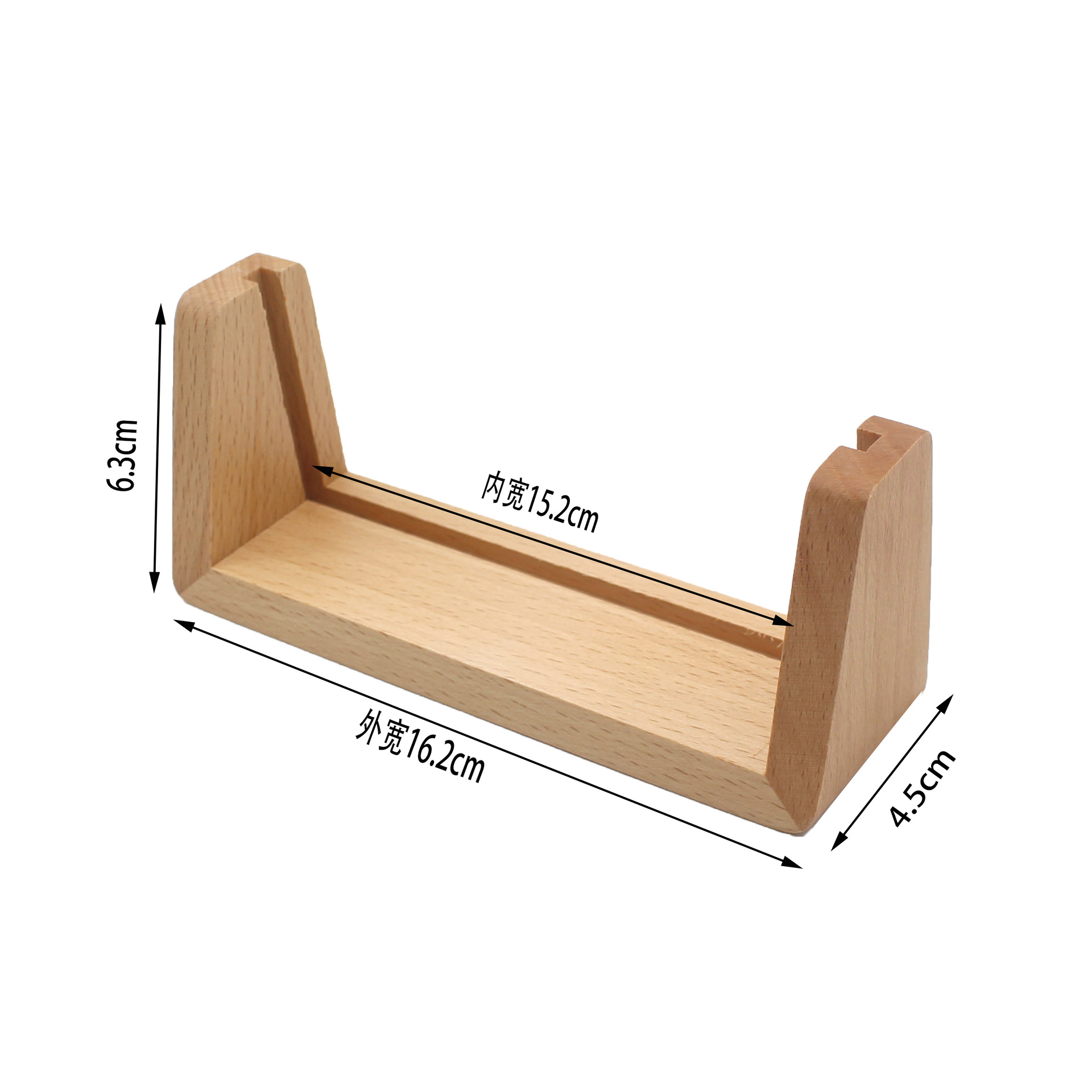 Kreativer Bilderrahmen aus Buche für Höhle Schreibtisch, Bilderrahmen aus Holz: Weiß
