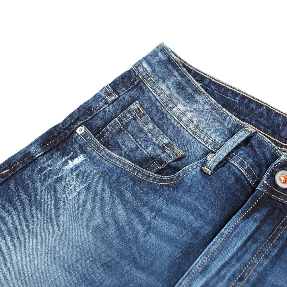 Simwood spring slim-fit tilspidsede små stretch-denim jeans herre ripped hole plus size denim bukser  sj110140