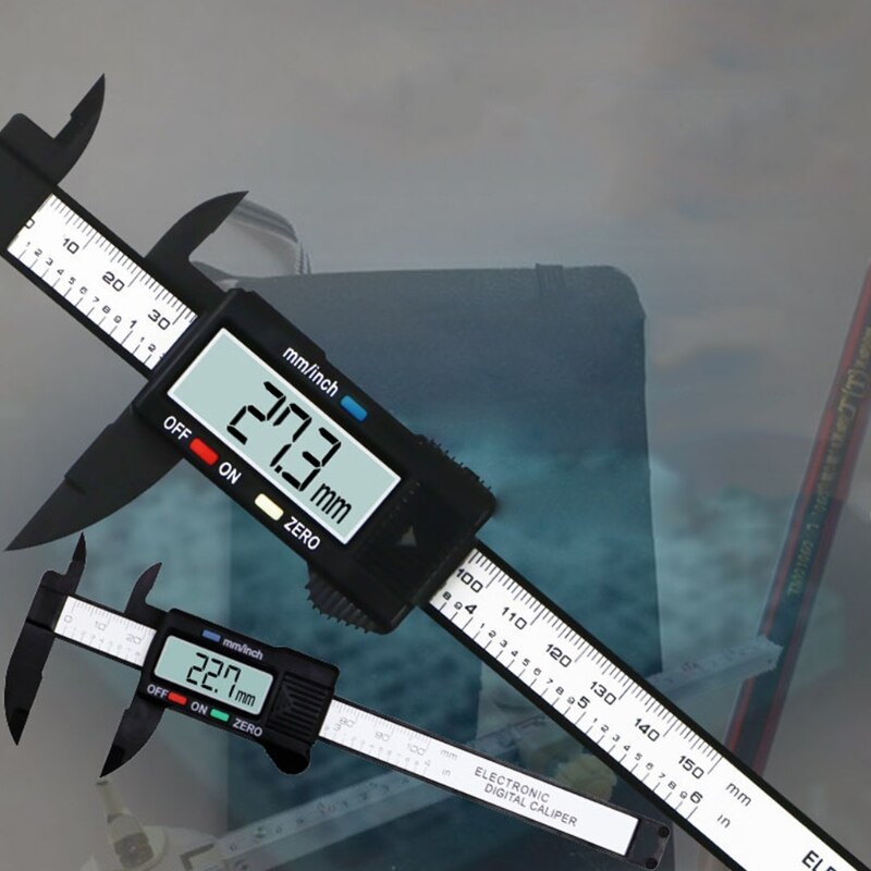 Vernier Caliper Micrometer Durable PVC Measuring Tool Caliper for Precision Measurements Working Stable K0AF