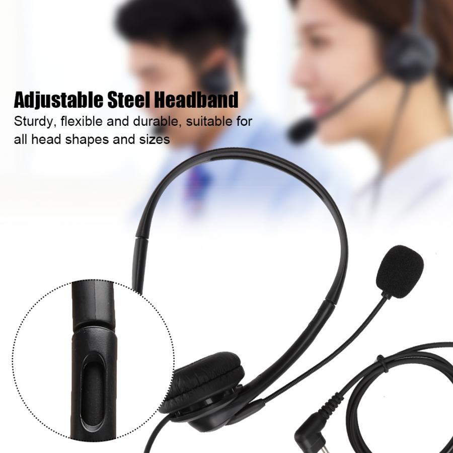 Walkie-talkie portátil, auriculares de una cara para Motorola MAG ONE, A8, CP1660, GP-88, HYT, 150ohm