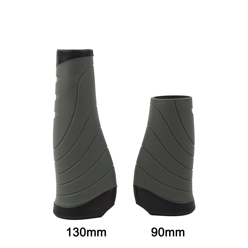 ASTRO G156 Bike Handle Grip Lock Non Skid Ergonomics 22.2mm MTB Handle Grips Rubber Long Short 130mm 90mm Bicycle Parts: Gray 90mm 130mm