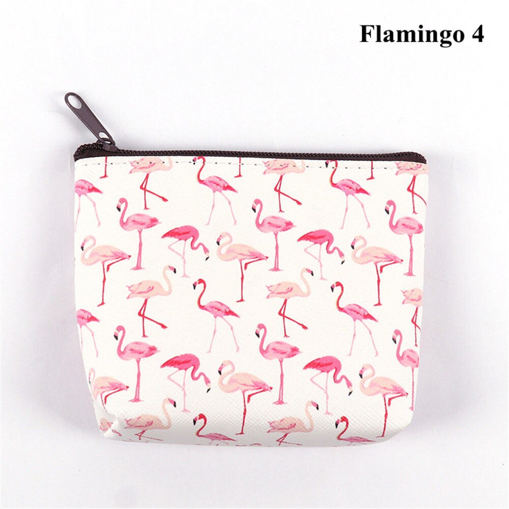 Neue Nette Einhorn Geldbörse Tasche Für Mädchen Kawaii Flamingo Tasche Mini Ändern Brieftasche Karte Halter Zipper Geld Pouch: LILA