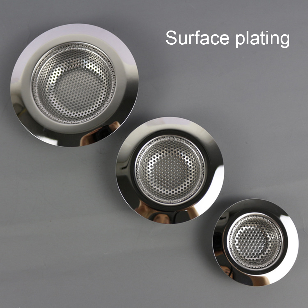 7cm/9cm/11cm Edelstahl Schlecht Waschbecken Abfluss Sieb Küche Waschbecken See Gittergewebe Filter Falle waschbecken Abfall Bildschirm Zubehör