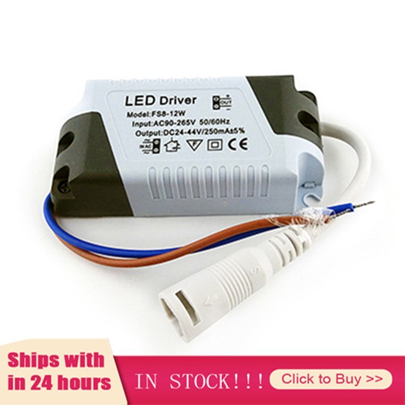 3W-24W AC85-265V Led Driver Lamp Driver Licht Transformator Input Voeding Adapter 240mA Stroom Voor Led spot Gloeilamp Chip