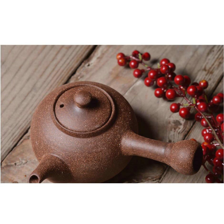 "KingTeaMall" Chaozhou Ceramica di Acqua Bollente Bollitore nei pressi di 530ml Cinese Gongfu Teawares, Teasets, Teatools, Regali