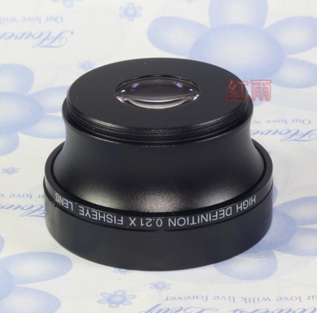 0.21x37mm lente olho de peixe grande angular para 37mm 0.21 dslr/slr câmera digital