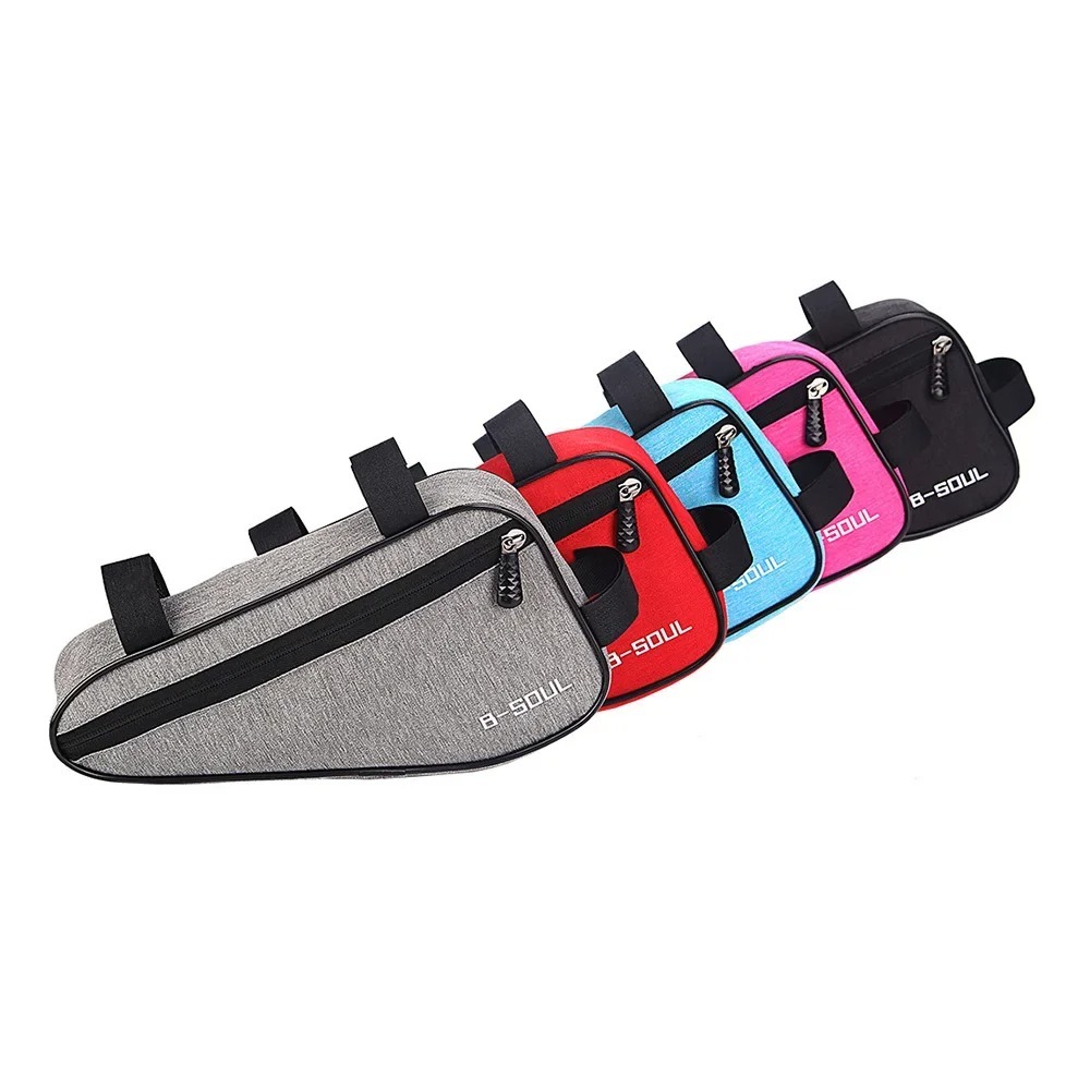 Draagbare Driehoek Mtb Frame Tassen Wegzadeltas Fietstassen Fietsopbergtas Driehoekig Zakje Draagbaar Frame Bovenbuis Tassen