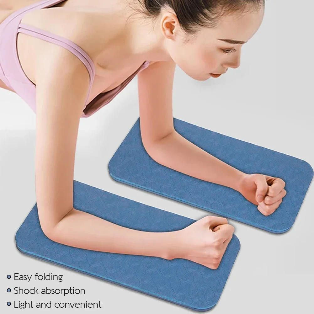 2 st yogaknäskydd yogaknäskydd tjocka träningsskydd för knän armbågar handleder händer huvud skum pilates knäböjskydd