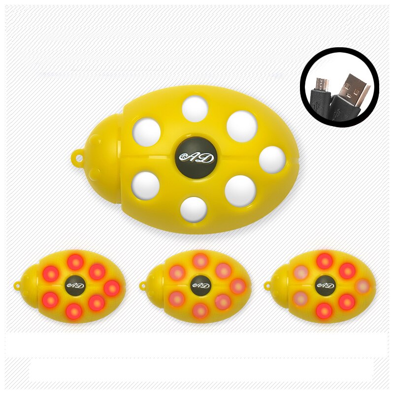 Motorcykelhjälm nattlampa led cykelremsa säkerhetssignal varningsljus universal led motorcykelhjälm bakljus: G