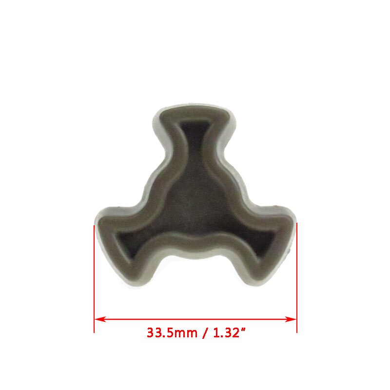 2 stücke Universal- Mikrowelle Kupplung Glas Plattenspieler Koppler Ersatzteile Stock Kupplung Zahn Werkzeuge Mikrowelle Zubehör Modell 2