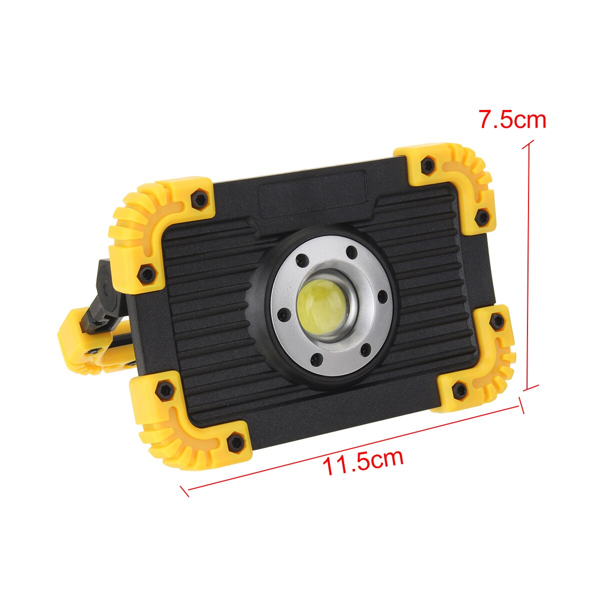 Foco reflector LED COB de 350W, recargable vía USB, foco de trabajo para exteriores, Camping, reflector Led portátil, batería recargable