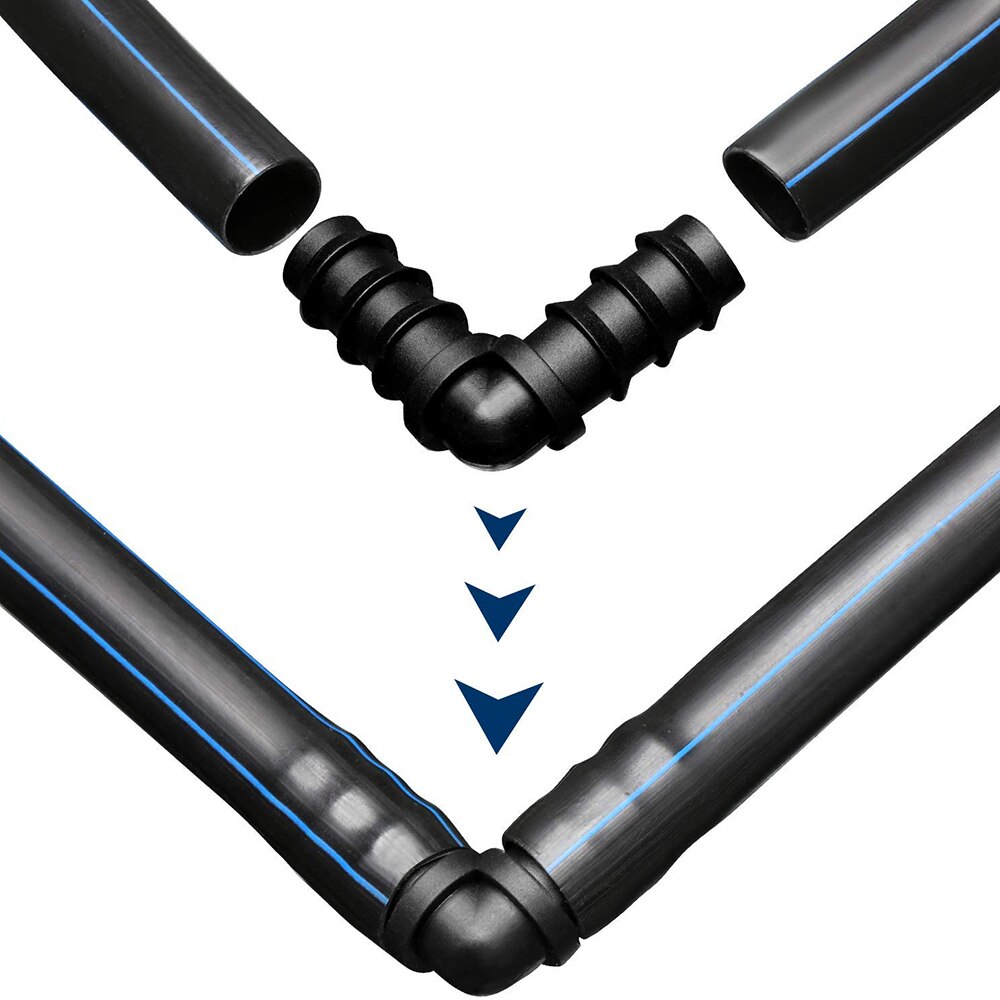 Buizen Fitting 16 20 Mm Tee Elleboog Gelijke Barb Connector End Plug Micro Drip Adapter & Pijp Haak Verbinding Bevestiging clips Tuin