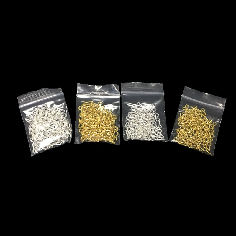 100 st/lot gör-det-själv smycken tillbehör klonaglar legeringsmaterial 4mm diameter rodiumplätering hängsmycke tillverkningsavdelning