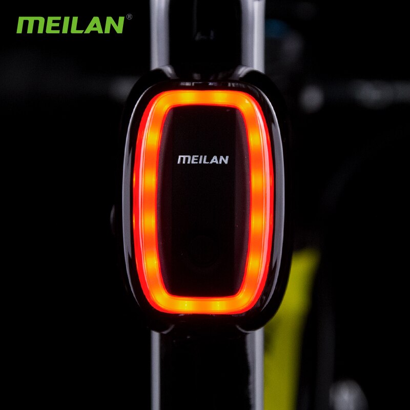 MEILAN X6 Smart Bicycle Rear Light Auto Start / Stop Brake Sensing IPx5 Waterproof Cycling Taillight LED Lights