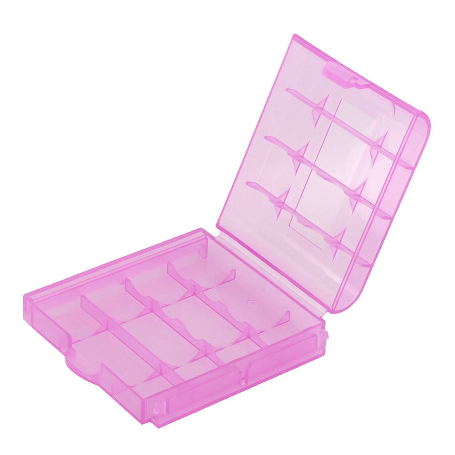 5 Stks AA/AAA Battey DOOS Plastic Transparant Wit Hard Plastic Case Cover Houder voor AA/AAA Batterij Opbergdoos Digitale