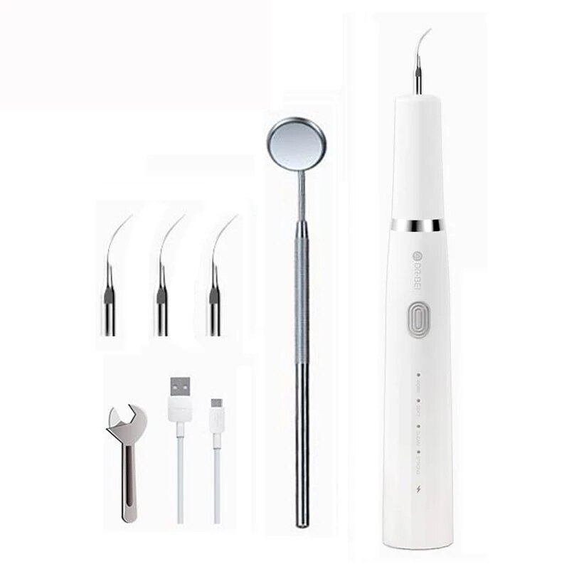 XIAOMI – Détartreur dentaire électrique à ultrasons DR.BEI YC2, dissolvant de tartre et de taches sur les dents, dentiste, blanchiment des dents, hygiène buccale: Default Title