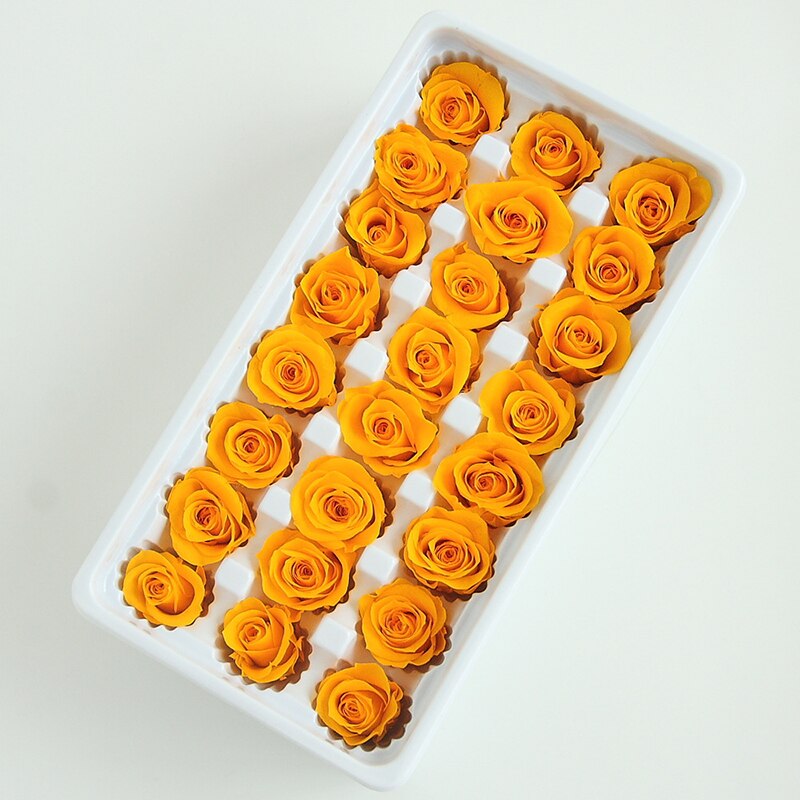 24pcs/box Preserved Flowers Eternal Life Flower Rose in box Immortal Flowers mothers day Material Box DIY Level B 2-3: J