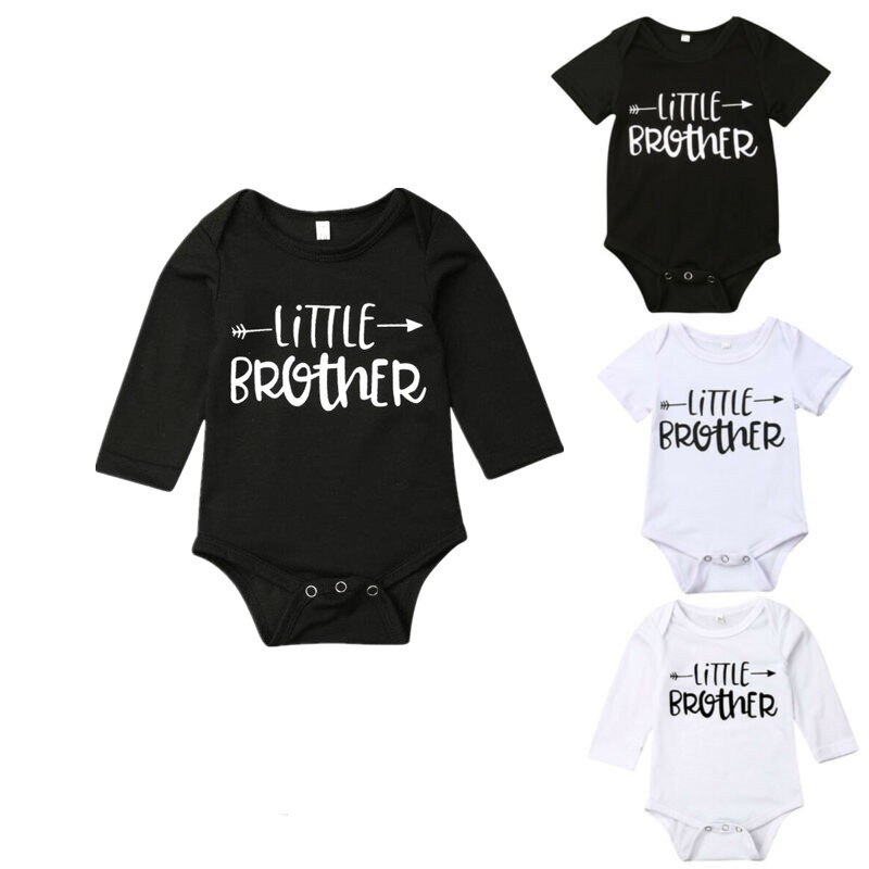 Body en coton pour bébé fille et garçon, combinaison avec lettres, vêtements pour -né,