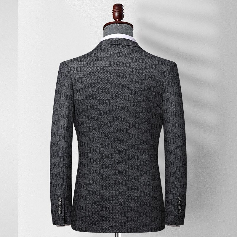 Blazer masculino casual de alta qualidade, casaco fashion para primavera e outono plus size m, l, xl, 2xl, 3xl, 4xl