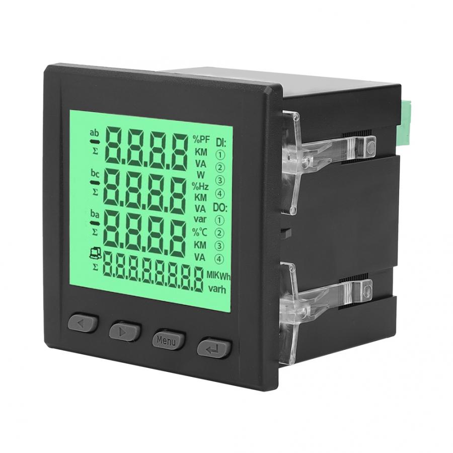 Digital Power Meter 3-Phase Multifunktionale Digital LED Strom Volt Power Meter RS485 Kommunikation 220V