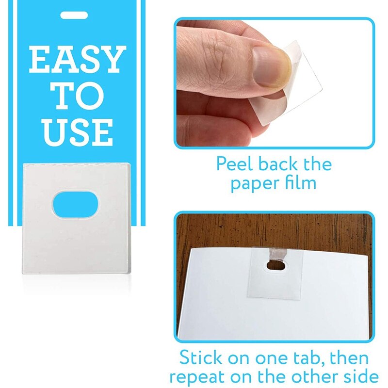 25 Sets of Clear Vertical Blind Repair Tabs / Vertical Blind Tabs / Blind Fixers - 50 Total Tabs (25 Sets)