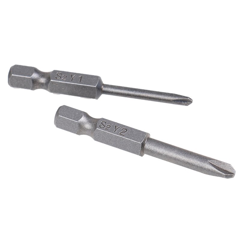 2Pcs Tri-wing Screwdriver Y Hand Tools Tip Head Magnetic Screwdriver Bits Set 1/4'' Hex Shank 50mm Screwdriver Set