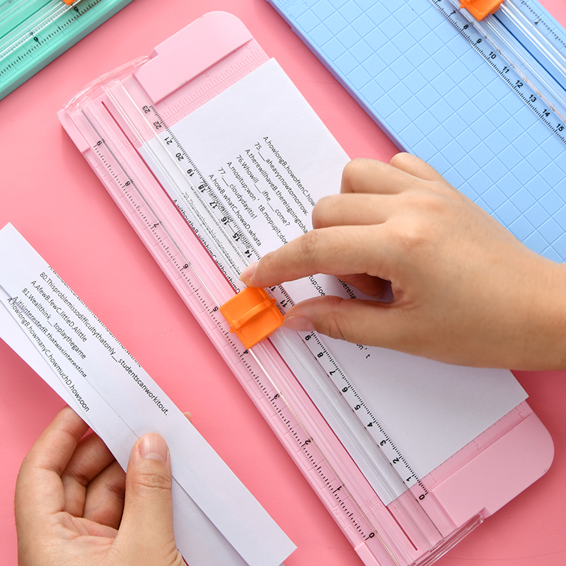 Büro Kit A4 A5 Papier Cutter Tragbare Rotary Papier Trimmer Roll Scrapbooking Papier Schneiden Matte Maschine Für Foto DIY Handwerk