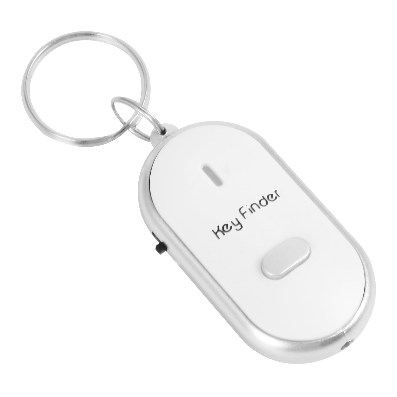 LED Whistle Key Finder Flashing Beeping Sound Control Alarm Anti-Lost Keyfinder Locator Tracker with Keyring