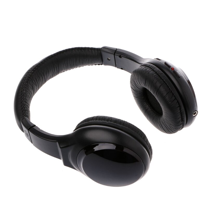 5 In 1 Wireless Stereo Headset Headphone Transmitter FM Radio For TV DVD MP3 PC