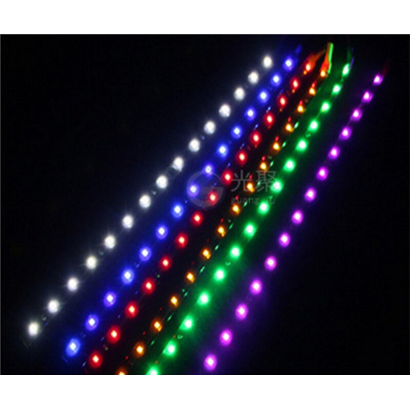 1x 30cm 15 smd bil led strip ljus bil styling interiör dekorativ atmosfär lampor yttre modifiering omgivande ljus drl