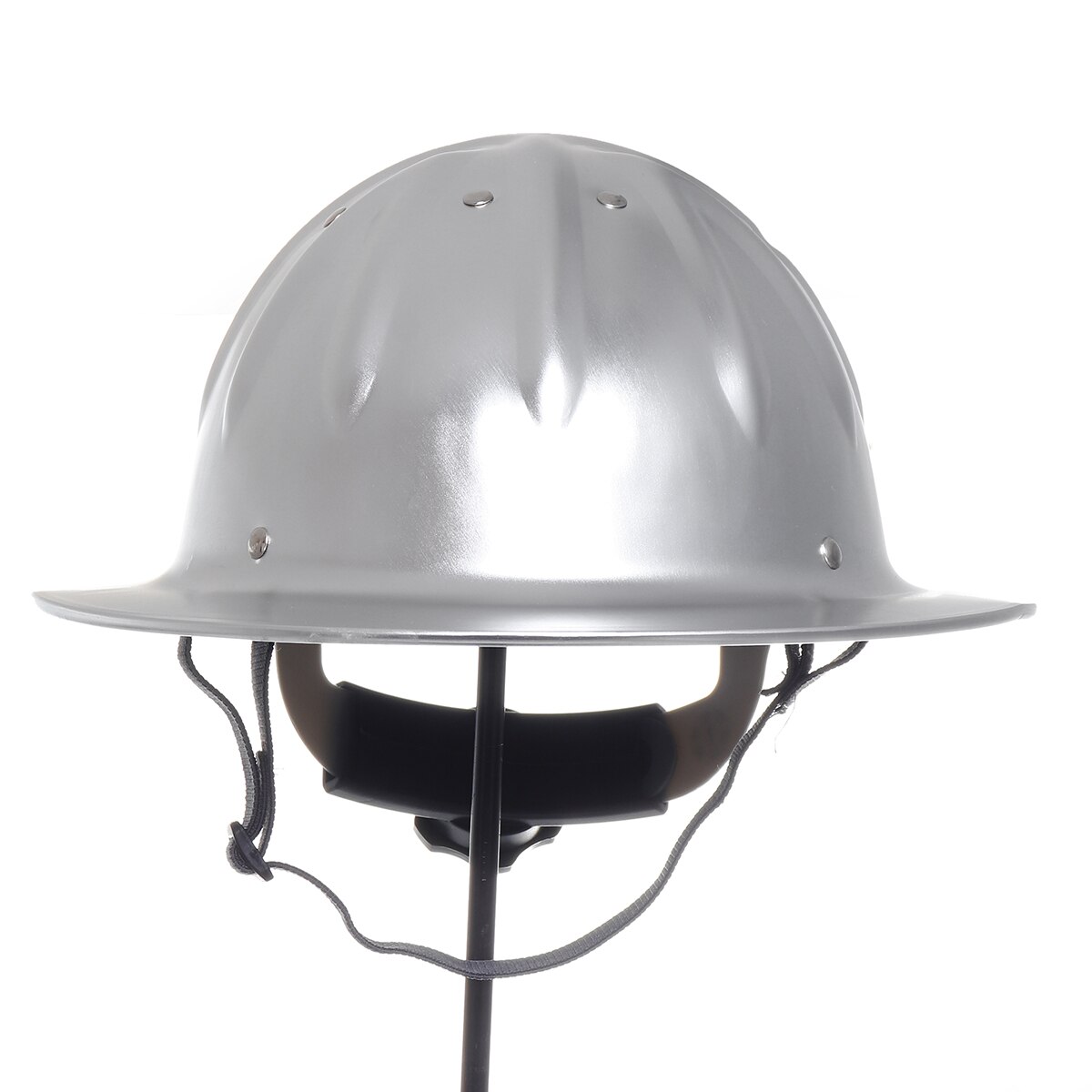 Aluminium Veiligheid Helm Brede Rand Hard Hat Lichtgewicht Hoge Sterkte Voor Bouw Spoorweg Metallurgie Mijne Werk Cap