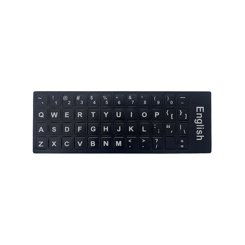 Ryska franska engelska arabiska spanska portugisiska koreanska ukrainska italienska tangentbordsklistermärken för bärbar dator stationär dator: Mång