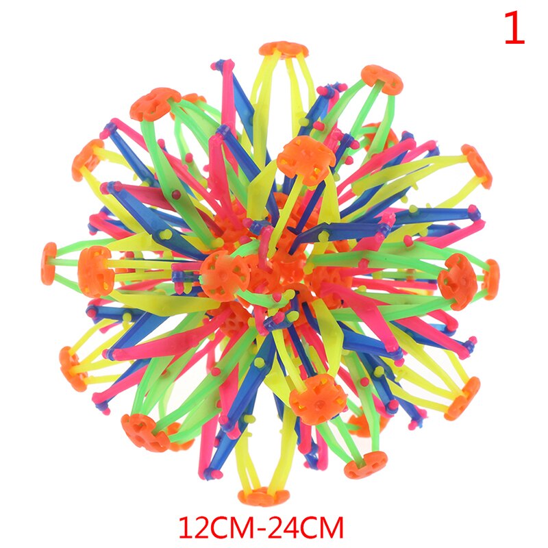 1pc coloré lancer balle étirement rétrécissement boule sphère maternelle anneau extensible expansion balle jouets pour bébé enfants: A1