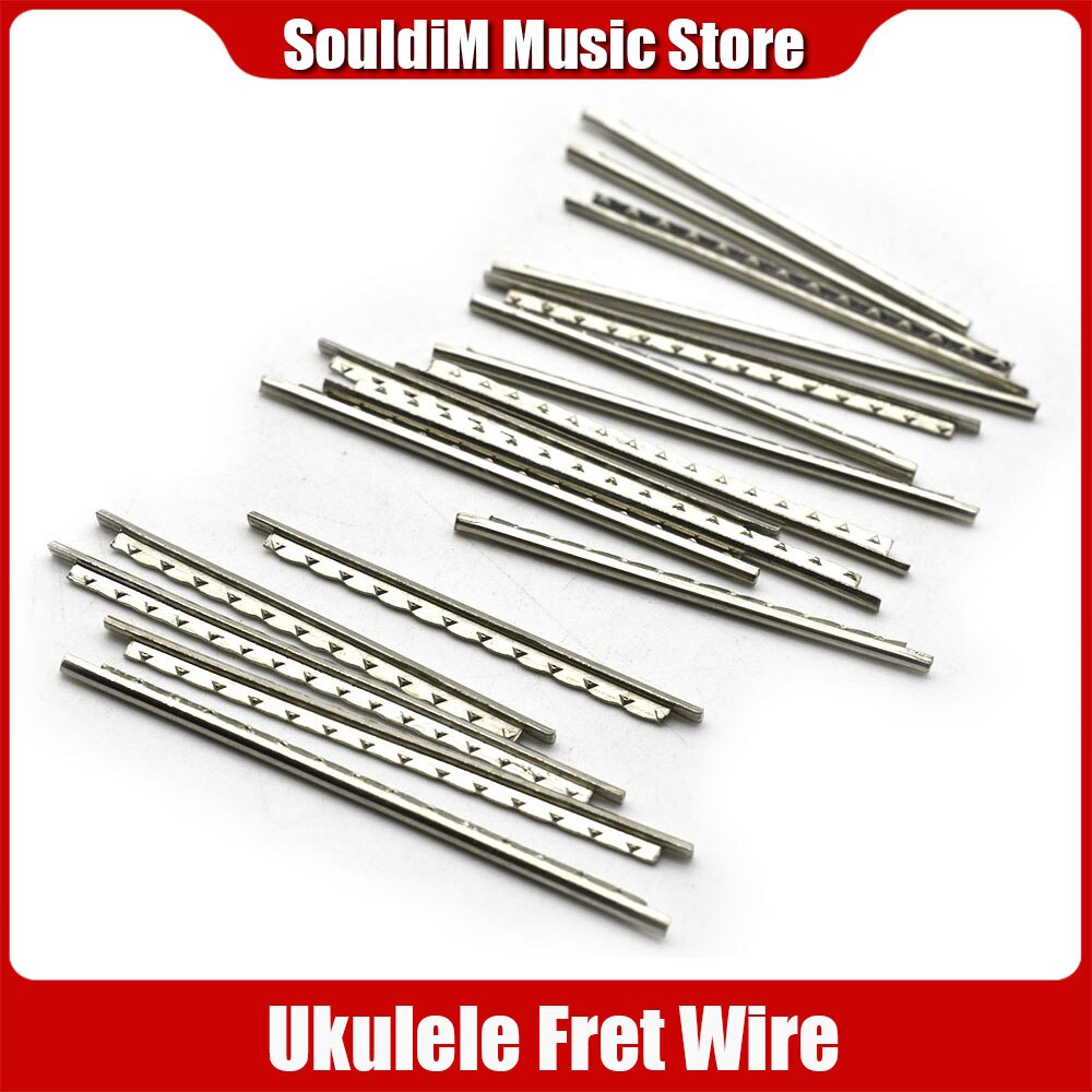 18 Stks/set Ukulele Mini Gitaar Fret Wire Copper 1.6Mm Toets Frets Voor Ukulele Gitaar Onderdelen