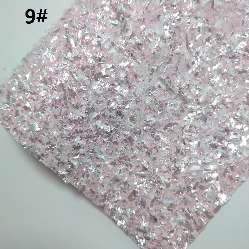 1Pc 21X29CM Glitter Fabirc, Crystal Glitter Leer, Glitter Lederen Lakens Voor Maken Bows Leosyntheticodiy T340A: 9