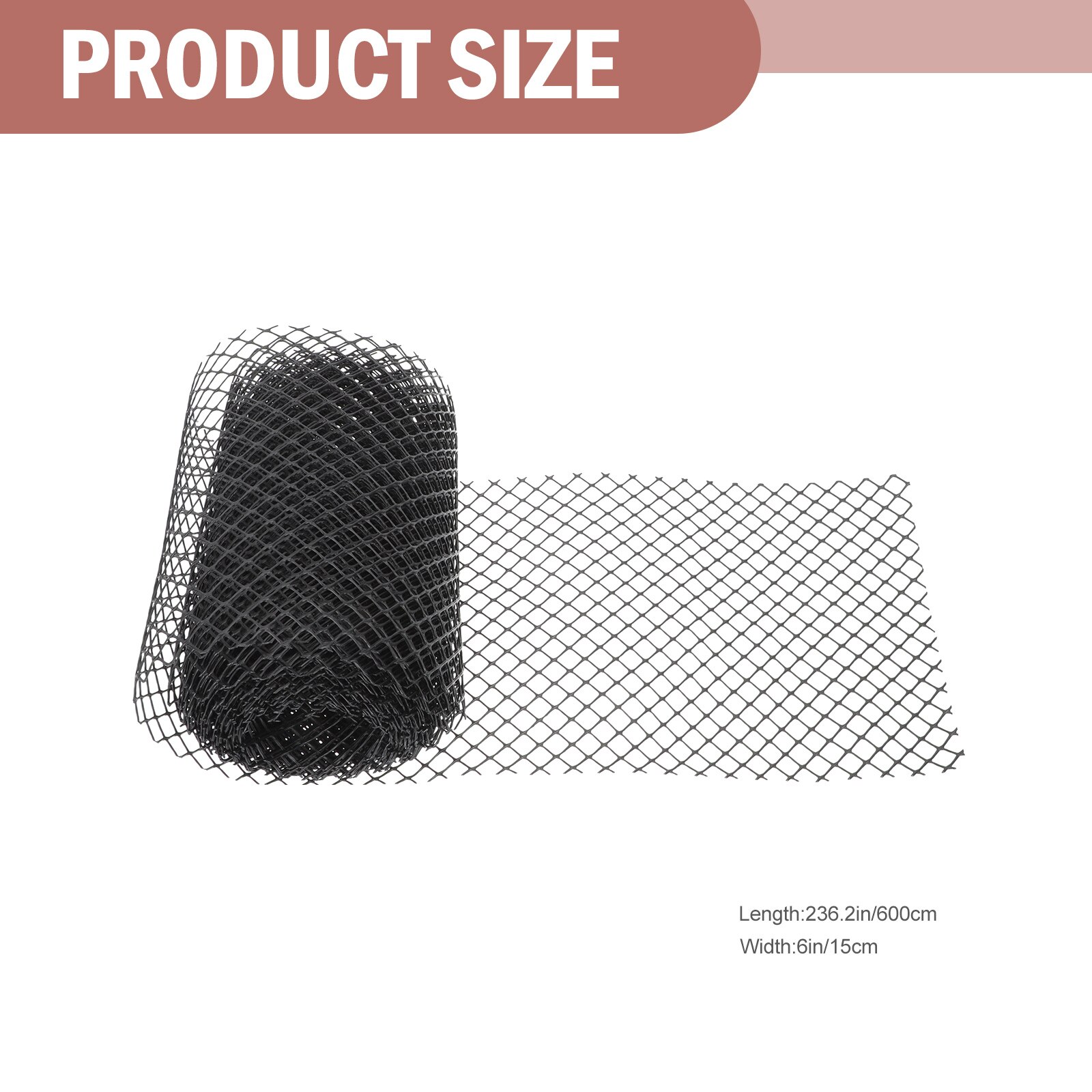 1 Set of Plastic Gutter Guard Practical Anti-falling Leaf Net Protective Mesh