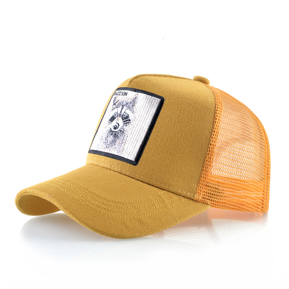 Frühling Sommer Baseball Kappe Mit Löwe Stickerei Patch Snapback Trucker Caps Männer Frauen Drake Baseball Hüte Vier Saison Sonnenhut: YELLOW