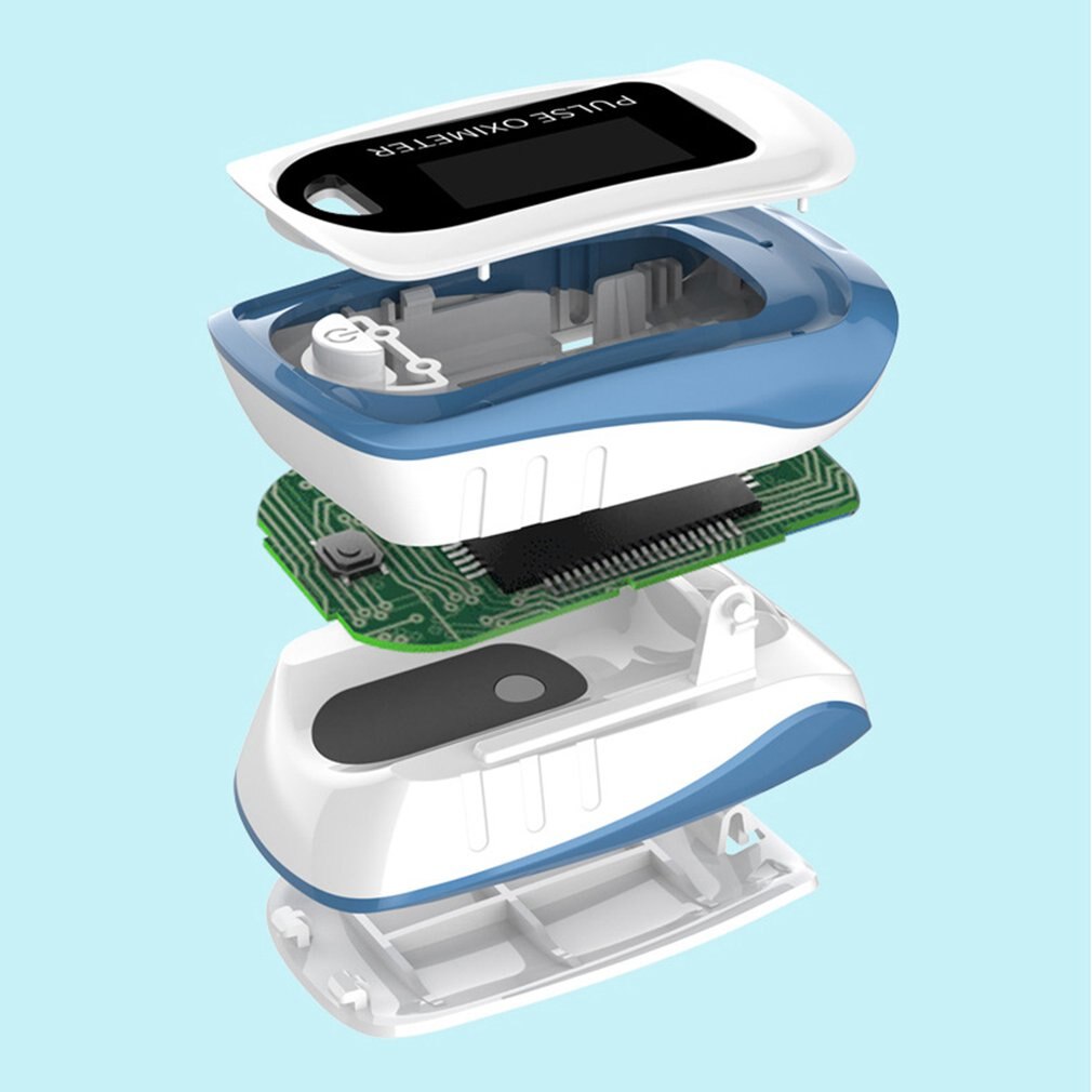 Fingertip Pulse Oximeter Portable Finger Pulse Oximeter Blood Oxygen Saturation Monitor OLED Heart Rate Health Care SpO2 PR PI