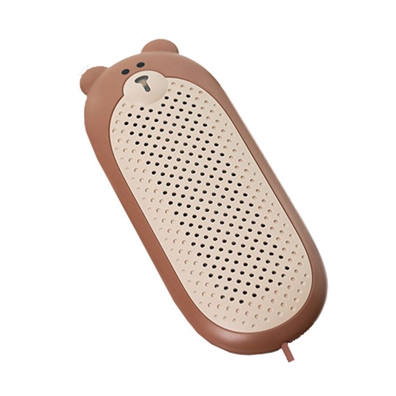 Electric UV Shoes Dryer Heater USB with Three Gear Timing Function: Brown