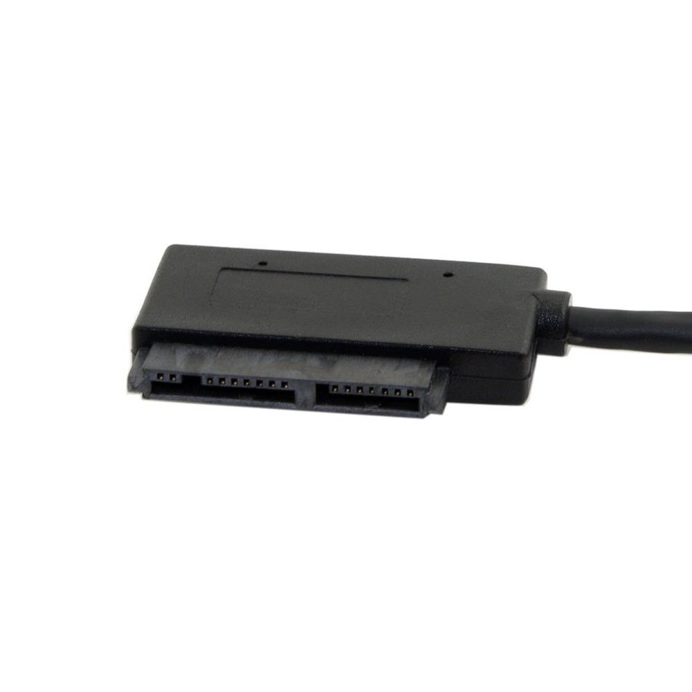 USB 3.0 to Micro SATA 7+9 16 Pin 1.8" 90D Angled Driver SSD Adapter Cable 10cm