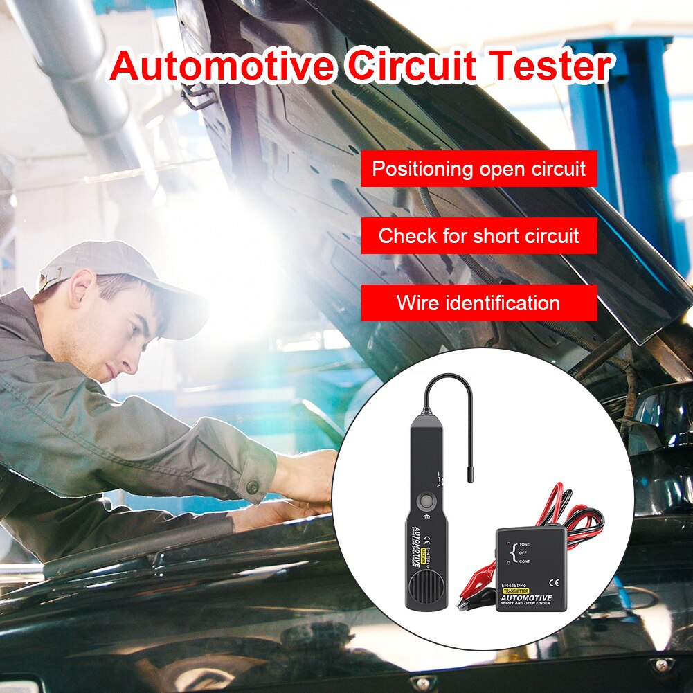Automotive Cable Wire Tracker Short &amp; Open Circuit Finder Tester Car Repair Detector Cable Identification Diagnostic Tools