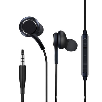 S8 Bedrade headset Oortelefoon Zwart In-Ear oordopjes Oortelefoon headset Voor Samsung Galaxy S8 & S8 Plus OEM Oordopjes