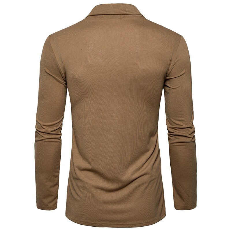 Cardigans en tricot avec boutons pour homme, manteau de noël Slim, à revers, à la ,