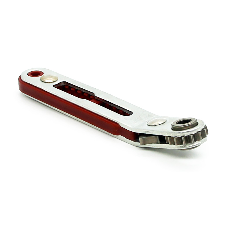 1PC Mini Ratchet Wrench Hexagon Torx Bidirectional Control for Single/Double Head Screwdriver Drill Bits Tool 1/4"(6.35mm): Gold