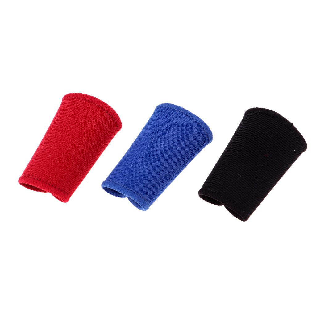 3Pieces Neoprene Finger Protective Sleeves Fingers Guard Gear Volleyball Sport