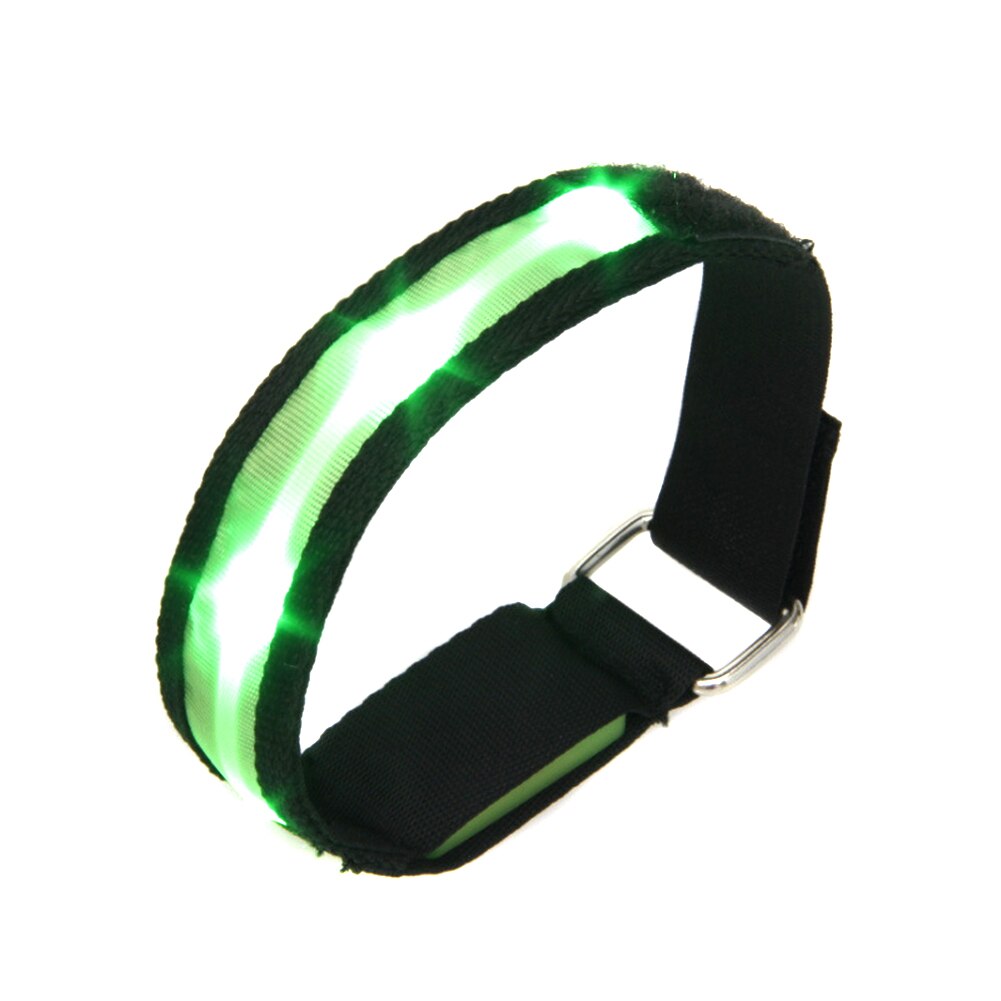 LED Armband Running Armband Flashing Safety Light Band for Running Cycling Jogging Night Walking S7JN: Green