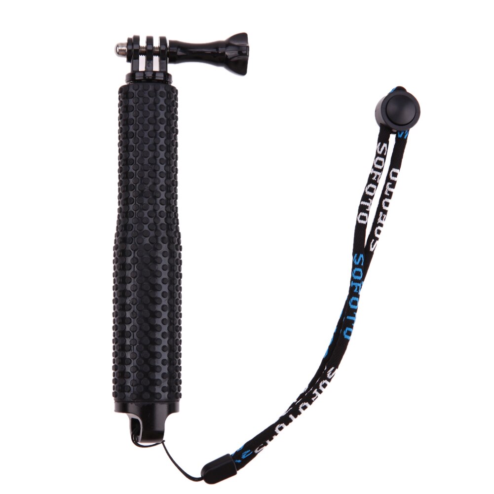 Extendable Camera Selfie Stick Action Camera Handheld Monopod Outdoor Selfie For Gopro HERO 5/2/3/3+/4 for SJ4000: black